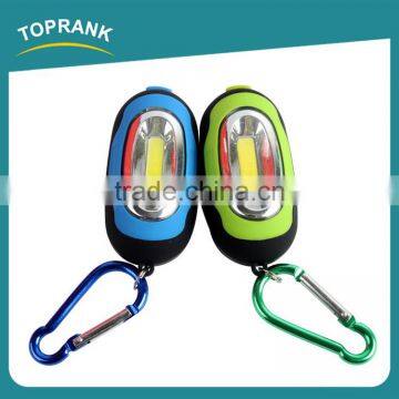 New design super bright magnetic mini LED keychain light with carabiner