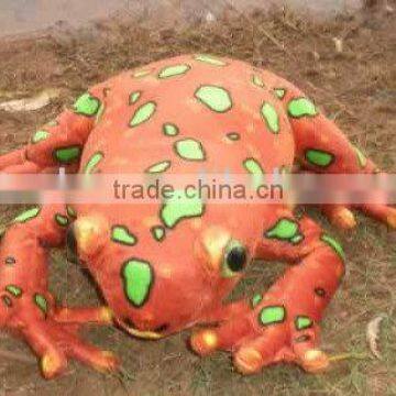 sea animal frog shaped plush toy