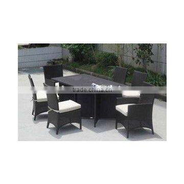 Modern Rattan Dining Set Patio Personal