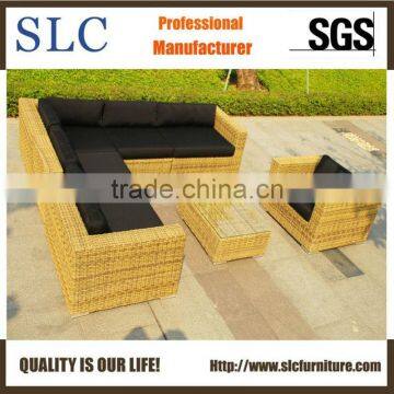 6MM Half Round Synthetic Rattan Garden Furniture (SC-B6018-E2)