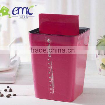 Plastic Desk Garbage Can Dustbin photo-3