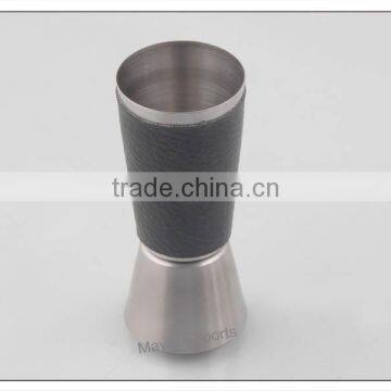 Stainless Steel Jigger With Leather photo-2