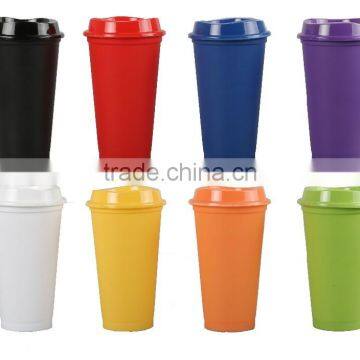 matte effect printing plastic cup