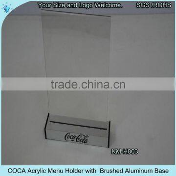 Acrylic Hot Bend Desk Menu Holder photo-6