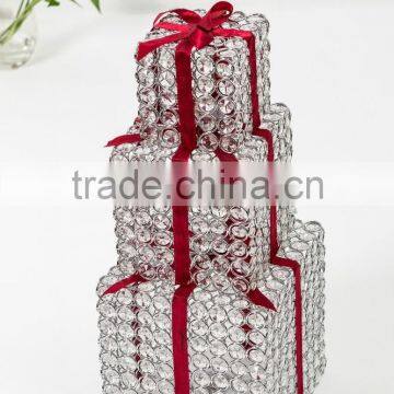 Wholesale Led Christmas Decoration Iron Acrylic Square Gift Box photo-2