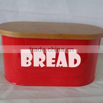 Food-grade Bread Bin With Bamboo Lid