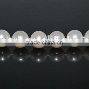 Simple 7-8mm White Round Freshwater Pearl Bracelet photo-3