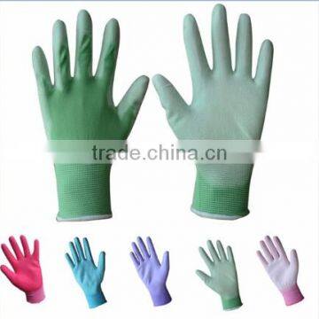 2017 Hot Sale DMF Free PU garden gloves