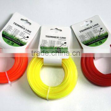 Factory direct sales/3.0X15metre/ brush cutter nylon trimmer line