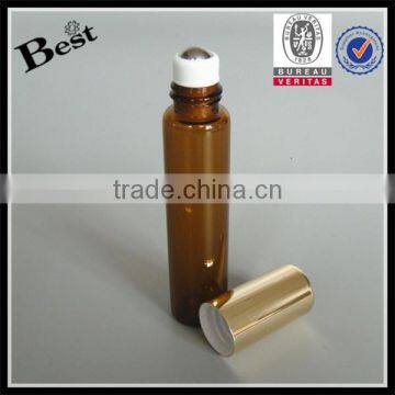 Various Size 10 ml Amber Roller Bottle With Roller Ball and Aluminum Cap photo-2
