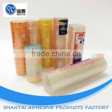 wholesale different size stational official adhesive tape with plastic core custom package