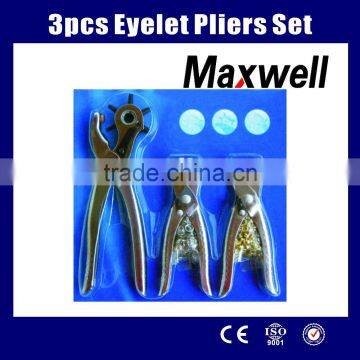 3pcs Eyelet Pliers Set