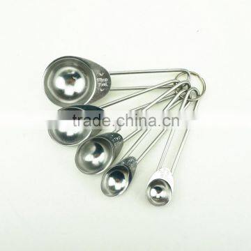 42135 Wire Handles Stainless Steel Nesting Measuring Cups and Spoons Set photo-3