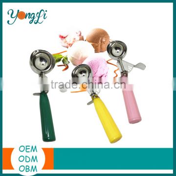 Wholesale Baking Dough Scoops Melon Balls Spoon Fruit Scoop Tools Stainless Steel Ice Cream Scoop