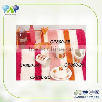Elegant Bathroom Shower Set Printed Design photo-2