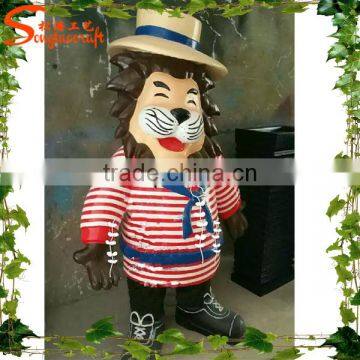 Artificial Carved Small Horse Animal Marble Statues Child Park Decoration photo-2