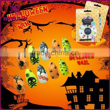 NEWAIR Pre-design Holloween Artificial Nails With Glue photo-5