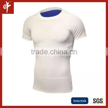 Men's Cool Dry sport wear Compression Reversible Baselayer Short Sleeves Baselayer T Shirts