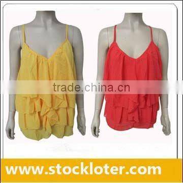 110915 Chiffon Stock Tank Top
