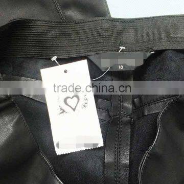 Glossy Black PU Pants for Lady Stock Lot photo-5