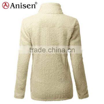 Fashion Design Wholesale Women Custom Sherpa Fleece Jacket photo-2
