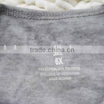 Garment Stocks Girl's Fashion New Desgin T-shirt photo-3