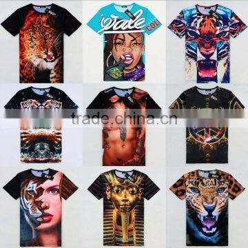 Hot Sale New Model O-Neck Collar Plus Size Printed 3D T - Shirt photo-5
