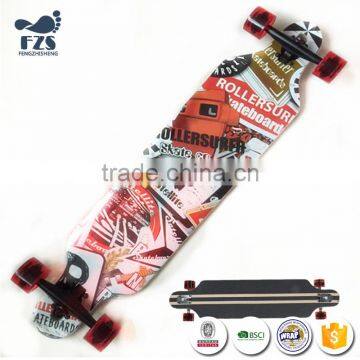HSJ241 Factory Longboard Price Skateboard Wooden Skateboard photo-5