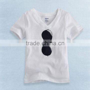 Wholesale Children's Boutique Baby Clothing Breathable Cotton Summer Short Sleeve Cotton T-shirt photo-6