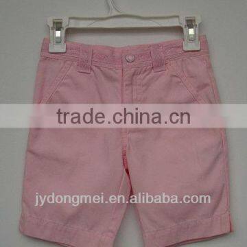 sunny girls plain dyed pink bermuda shorts for summer