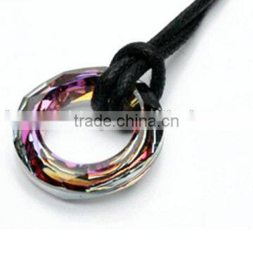 Unique 8 design crystal pendant necklace quality crystal pendant necklace for women jewelry