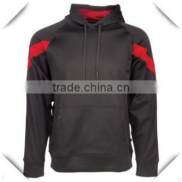 Premium polyester fleece Pro-style sleeve panel Athletic jersey Men's Performance Hoodie custom with logo embroidery