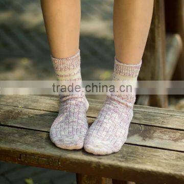 Zm334454a Import Cheap Wholesale Winter Thick Socks Simple Knit Socks for Women photo-2