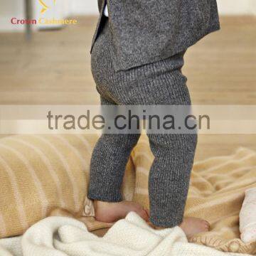 New Design Cashmere Knit Baby Pants Warm Pants