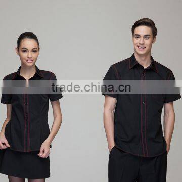 Summer work wear uniforms for hotel housekeeper uniforms for women cleaning