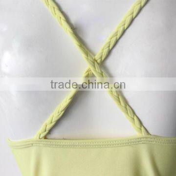 One-piece Girl Yellow Swimwear photo-3