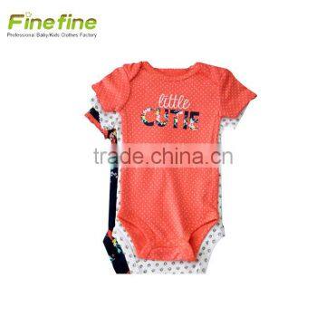 Wholesale Baby Clothes Summer Cotton Carter Baby Bodysuit Baby Romper