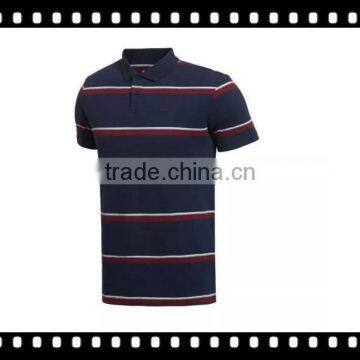 Super quality fashion striped polo men with low price