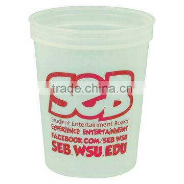 USA Made 16 oz Glow In The Dark Stadium Cup - Glows in the Dark, BPA-free and Comes With Your Logo photo-2