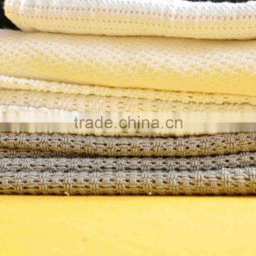 100% Cotton Thermal Blanket With or Without Printed Logo Designs (White & Dyed) photo-3