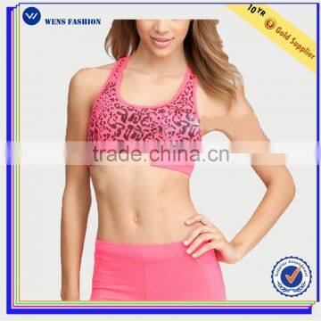 Wholesale Women Nylon Yoga Wear Custom Made Sublimation Sport Bra