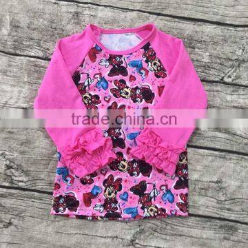 2017 Hot-sale New Style T-shirt a Cute Happy Mouse Patterned Girl T-shirt Clothing Wholesale photo-3