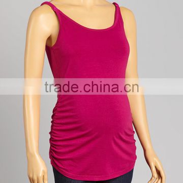 Free Shipping Orchid Maternity Tops With Bra And Tank Maternity Tees Women Clothing WT80817-47