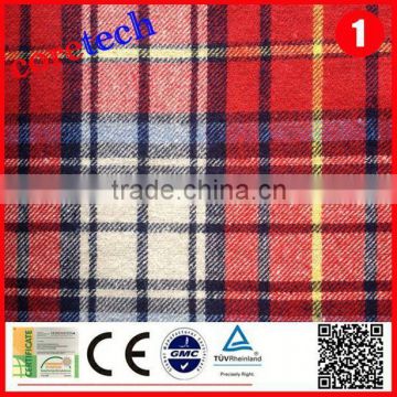 High quality wholesale yarn dyed flannel fabric factory