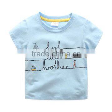 Stylish Summer Boys T Shirt 100% Cotton Printed T-shirt photo-3