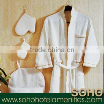 Hotel and home bathroom bathrobes for men