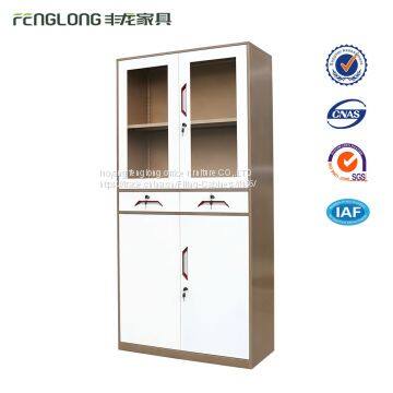 4 Glass Filing Cabinet With 2 Middle Filing Cabinet Made in China/high Quality Hot Sale Filing Cabinet photo-2
