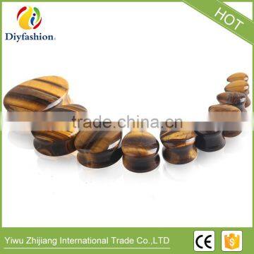Fashion 7 Colors 5mm to 25mm Stone Drop Shape Ear Plug photo-3