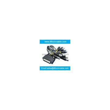 DB25 Pins to 16 BNC Cable, DVR Card Cable