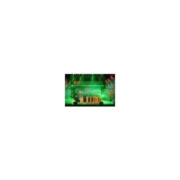 12mm Curtain LED Display Screen , 1R1G1B High Brightness Led Display